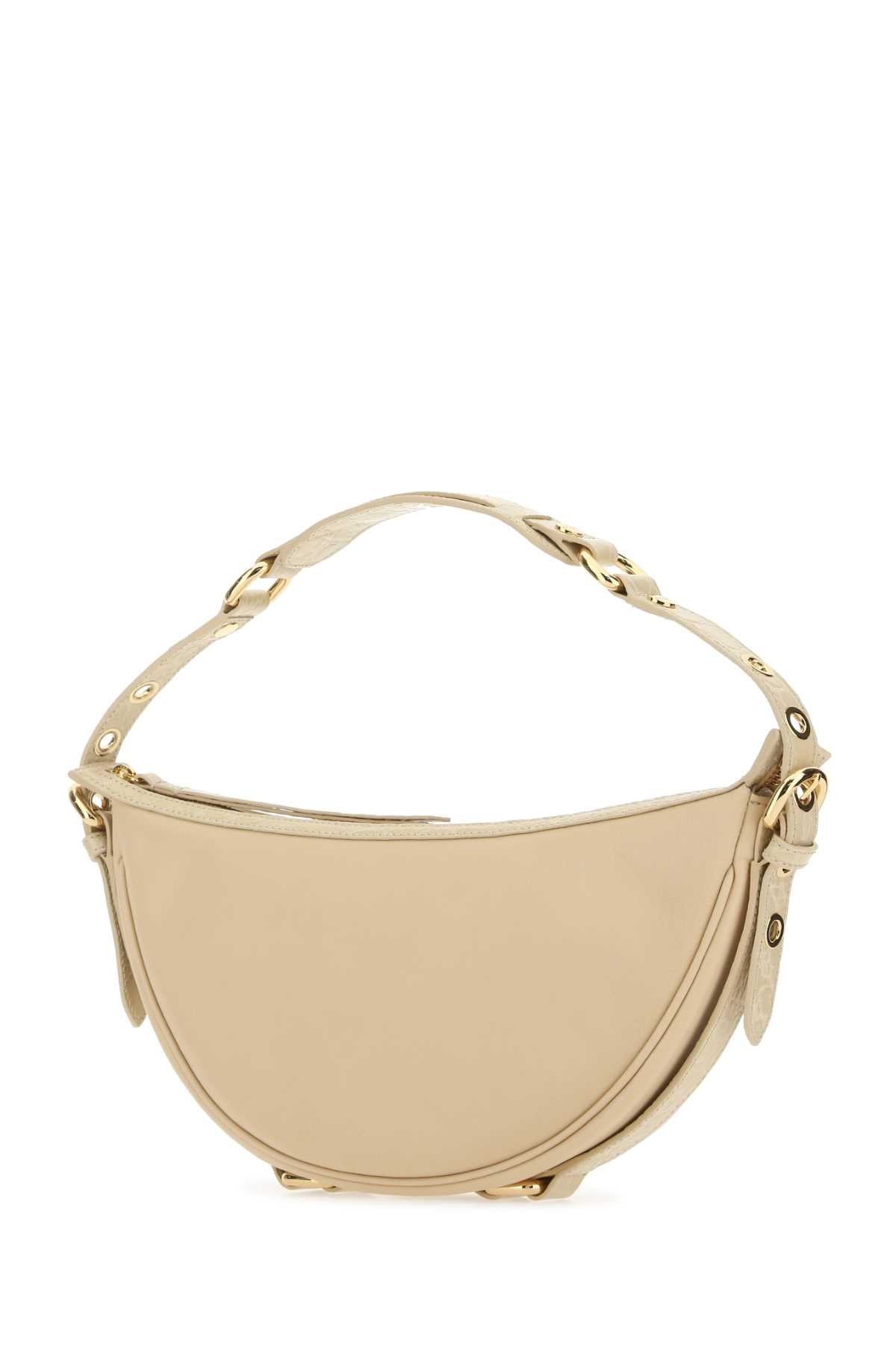BY FAR By Far Women Cream Leather Gib Shoulder Bag