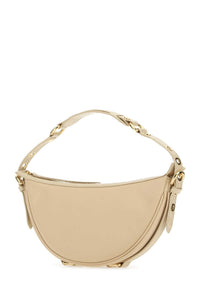 BY FAR By Far Women Cream Leather Gib Shoulder Bag