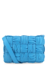 BOTTEGA VENETA Bottega Veneta Women Turquoise Leather Cassette Crossbody Bag