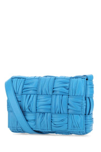 BOTTEGA VENETA Bottega Veneta Women Turquoise Leather Cassette Crossbody Bag