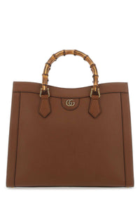 GUCCI Gucci Women Brown Leather Medium Diana Shopping Bag
