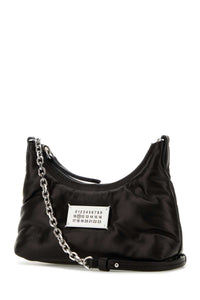 MAISON MARGIELA Maison Margiela Women Black Nappa Leather Micro Glam Slam Hobo Shoulder Bag