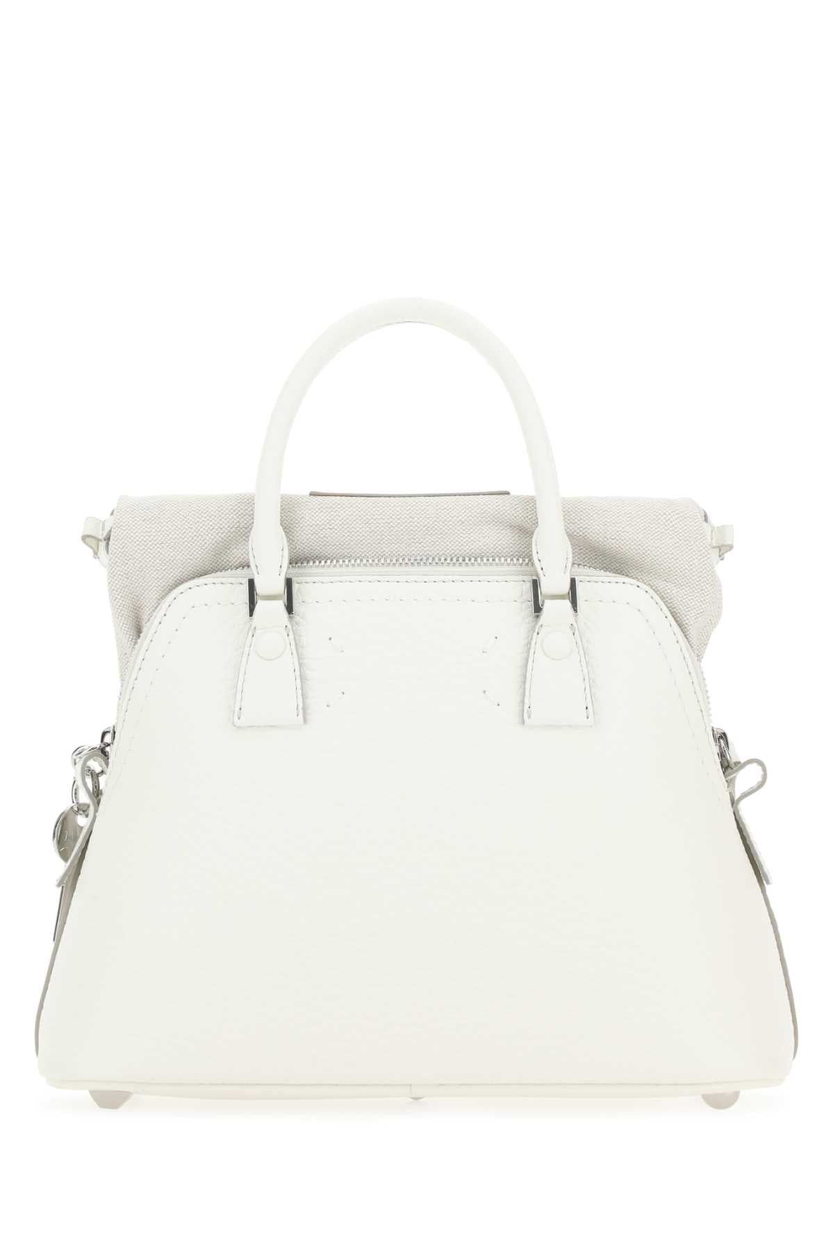 MAISON MARGIELA Maison Margiela Women White Leather 5Ac Handbag