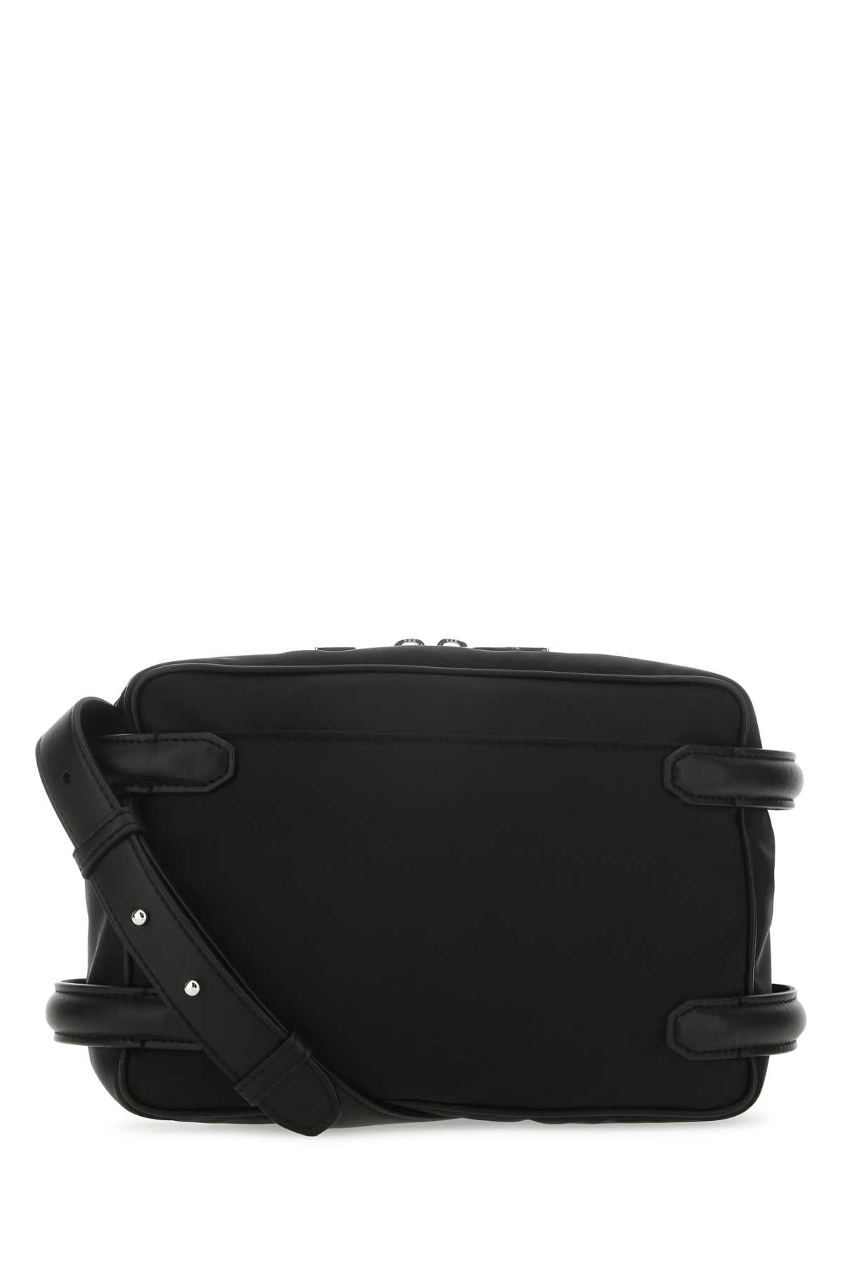 ALEXANDER MCQUEEN Alexander Mcqueen Men Black Nylon Harness Crossbody Bag