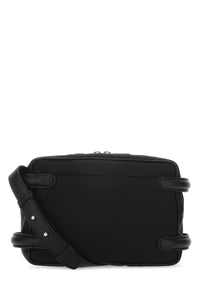 ALEXANDER MCQUEEN Alexander Mcqueen Men Black Nylon Harness Crossbody Bag