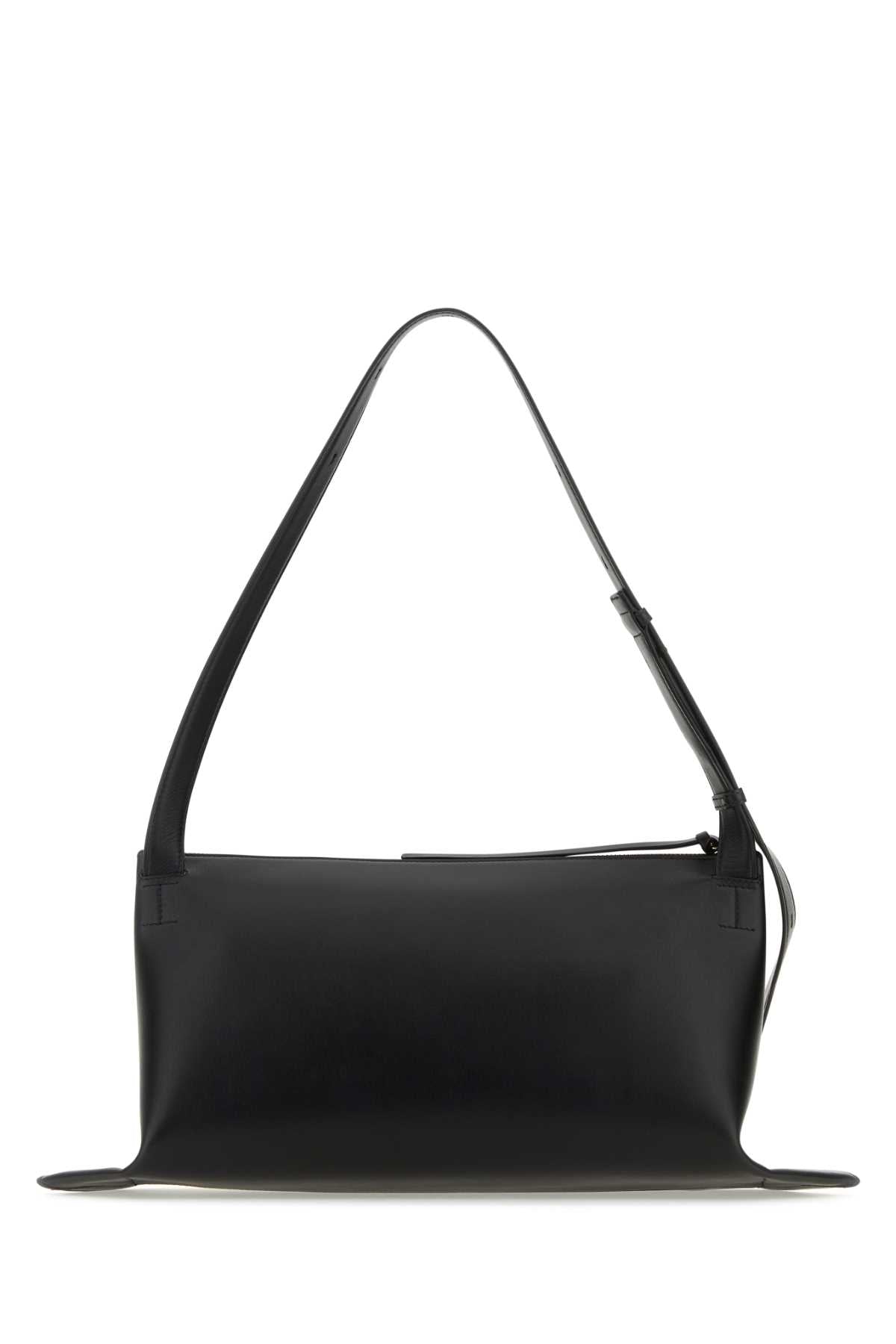 JIL SANDER Jil Sander Women Two-Tone Canvas And Leather Medium Empire Shoulder Bag
