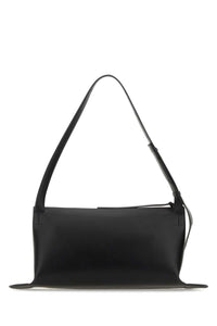 JIL SANDER Jil Sander Women Two-Tone Canvas And Leather Medium Empire Shoulder Bag