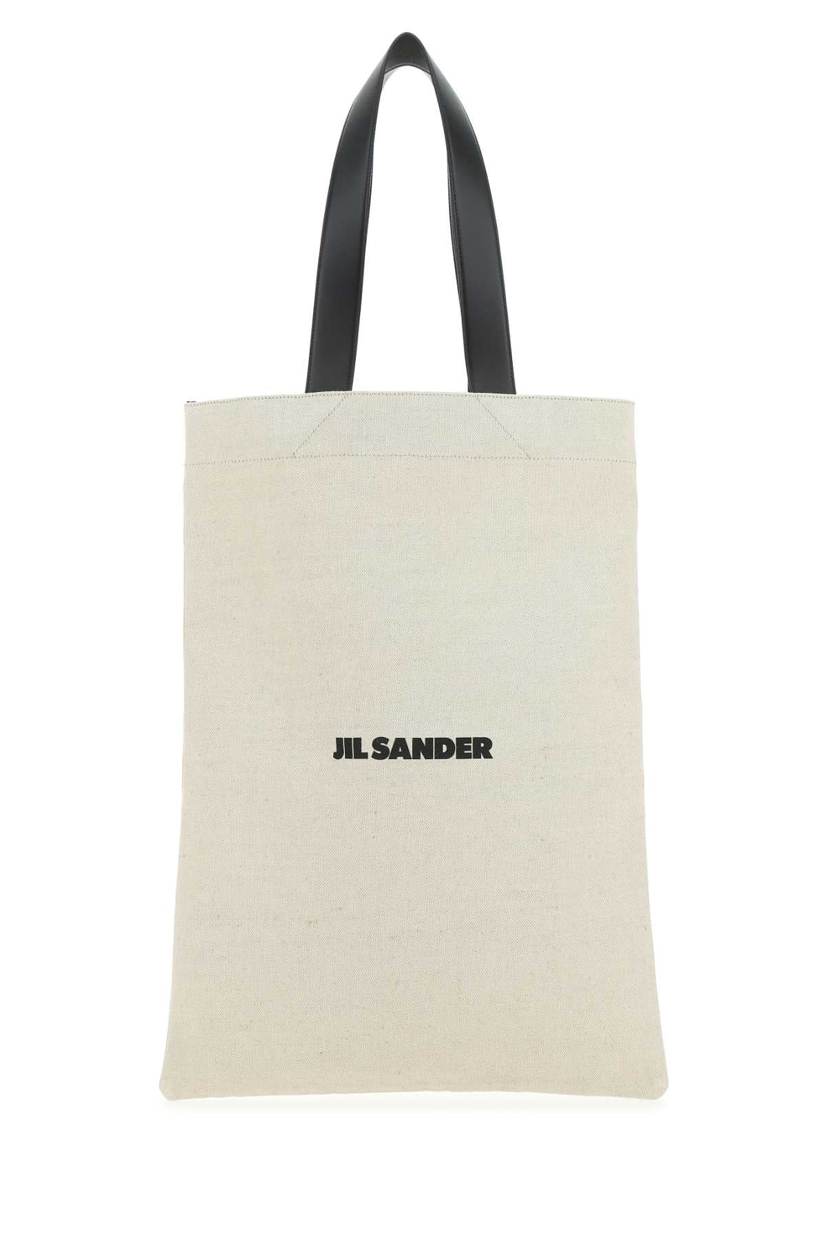 JIL SANDER Jil Sander Women Sand Canvas Shopping Bag