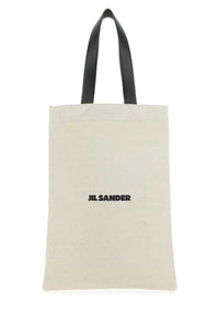 JIL SANDER Jil Sander Women Sand Canvas Shopping Bag