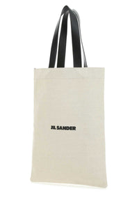 JIL SANDER Jil Sander Women Sand Canvas Shopping Bag