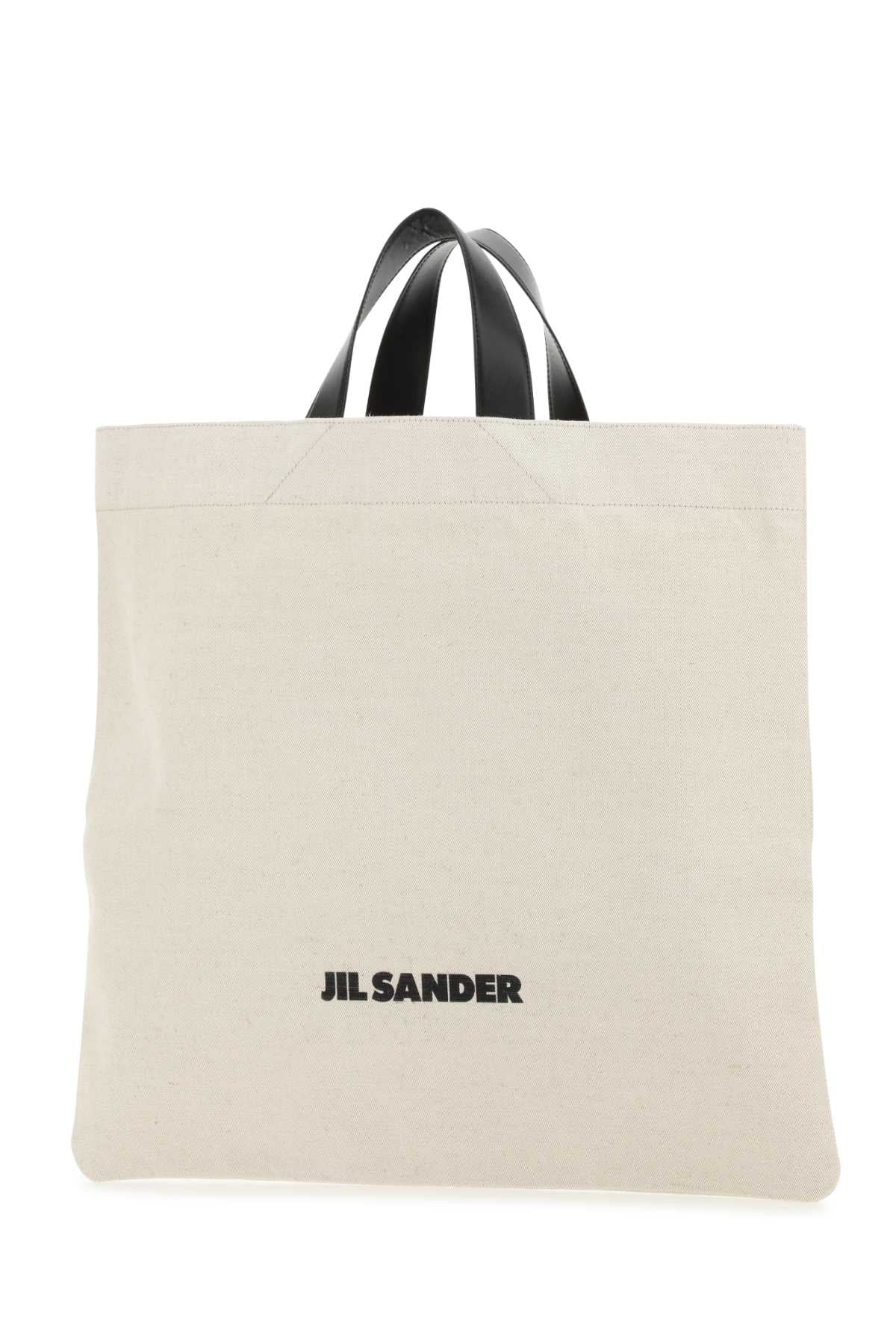 JIL SANDER Jil Sander Women Sand Canvas Shopping Bag