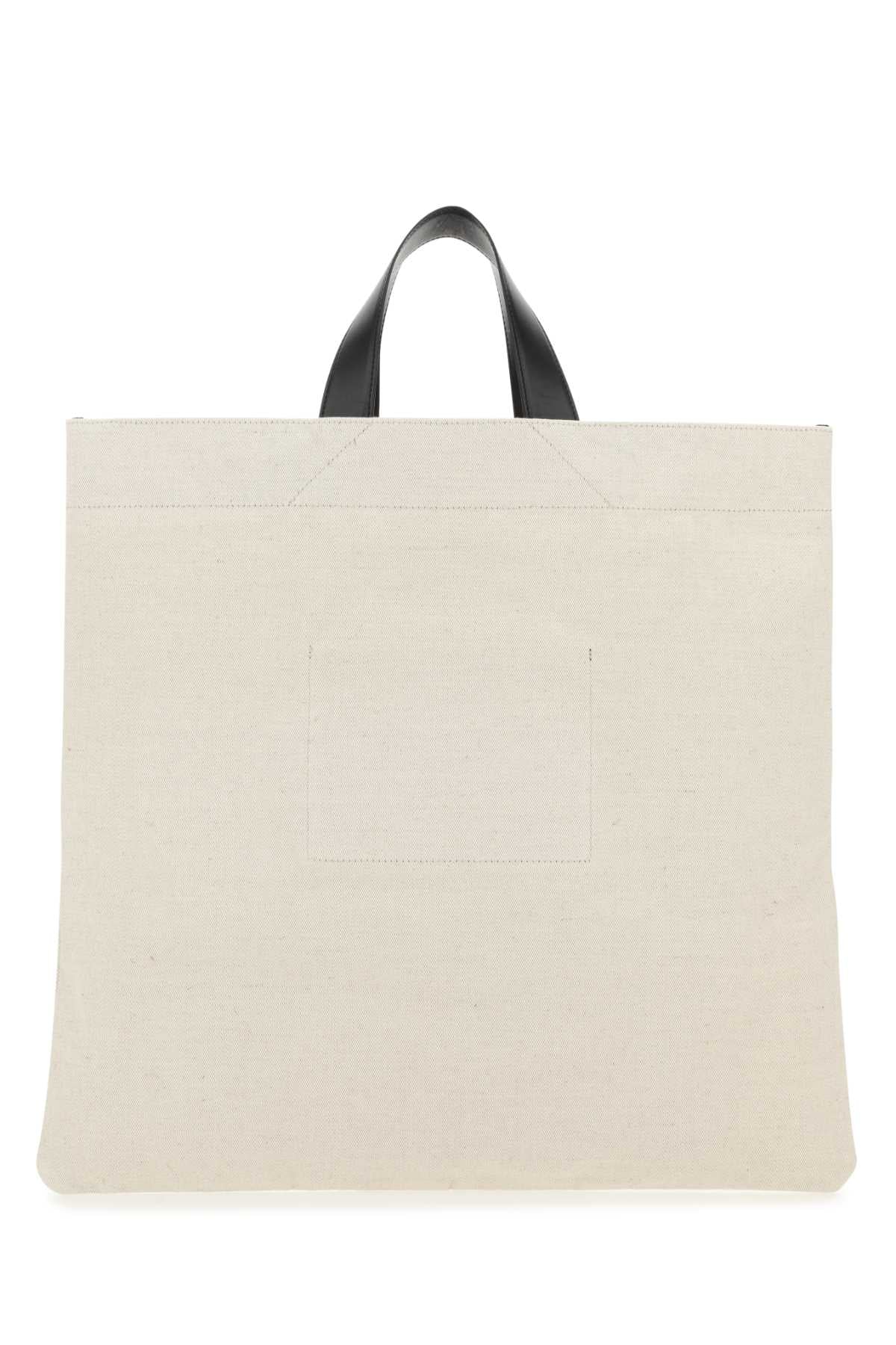 JIL SANDER Jil Sander Women Sand Canvas Shopping Bag