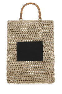 JIL SANDER Jil Sander Women Beige Rope Medium Shopping Bag