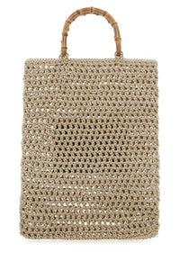JIL SANDER Jil Sander Women Beige Rope Medium Shopping Bag