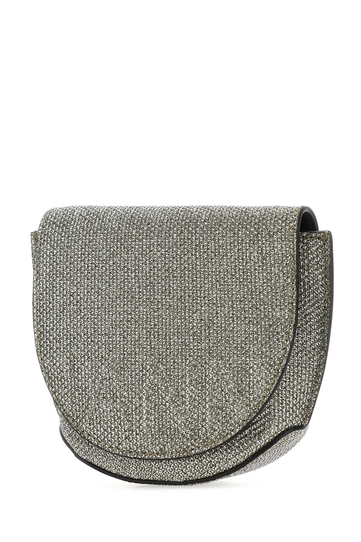GANNI Ganni Women Silver Polyester Nano Banner Crossbody Bag