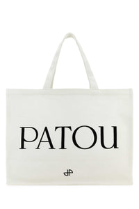 PATOU Patou Women White Cotton Shopping Bag