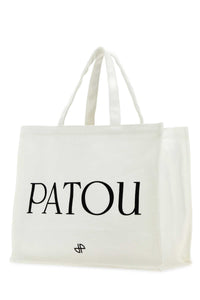 PATOU Patou Women White Cotton Shopping Bag