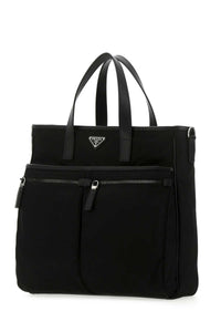Prada Men Black Nylon Handbag