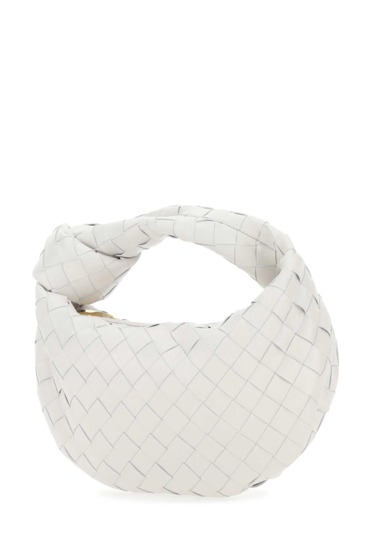 Bottega Veneta Women Chalk Nappa Leather Mini Jodie Handbag