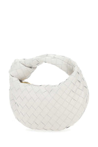 Bottega Veneta Women Chalk Nappa Leather Mini Jodie Handbag