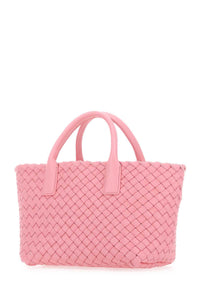 BOTTEGA VENETA Bottega Veneta Women Pink Leather Mini Cabat Handbag