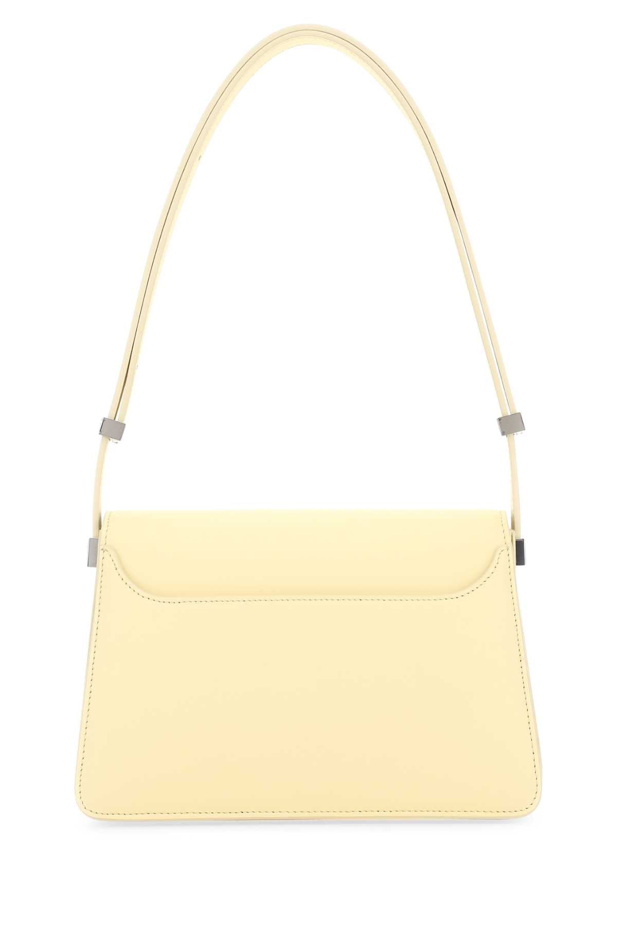 LANVIN Lanvin Women Pastel Yellow Leather Concerto Shoulder Bag