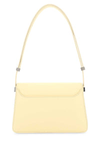 LANVIN Lanvin Women Pastel Yellow Leather Concerto Shoulder Bag