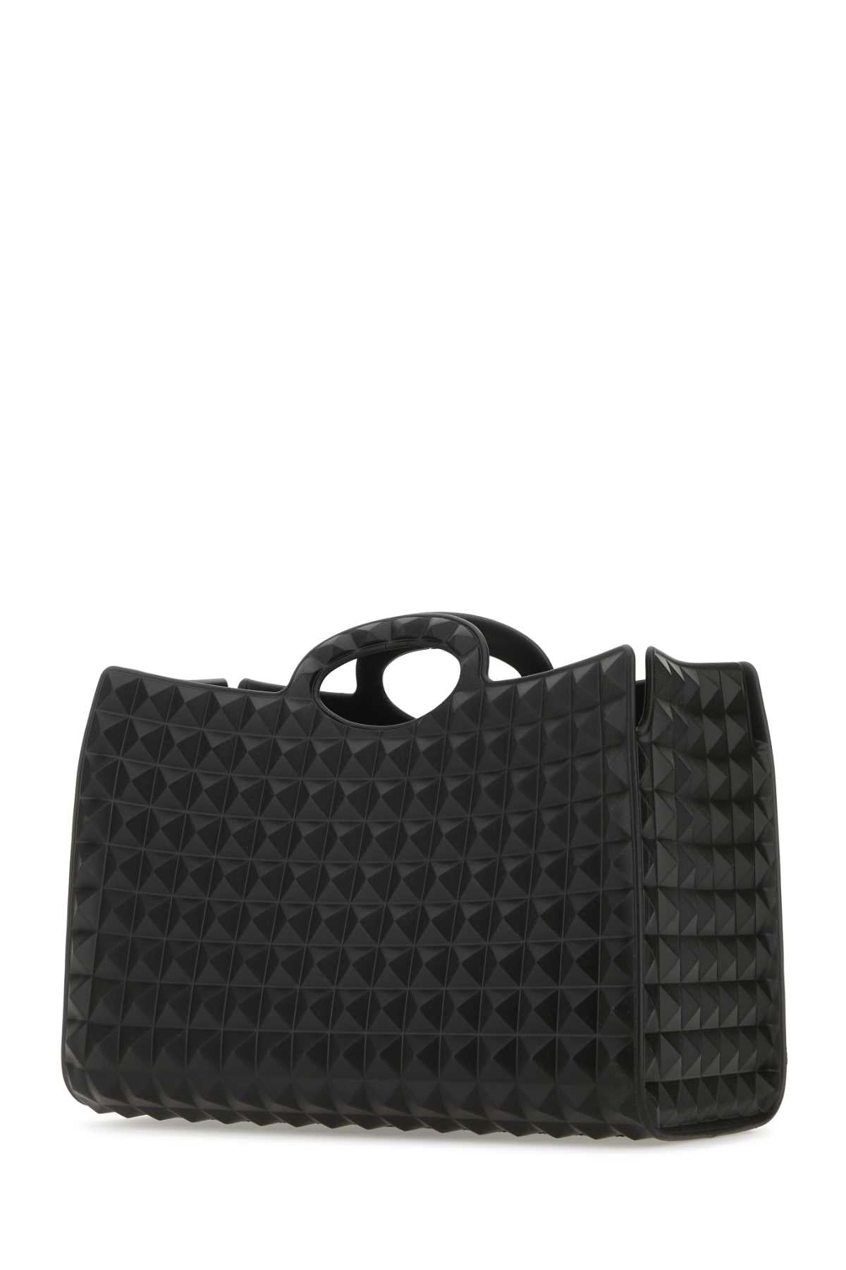 VALENTINO GARAVANI Valentino Garavani Men Black Rubber Le Troisiã¨Me Shopping Bag