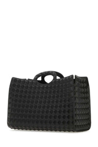 VALENTINO GARAVANI Valentino Garavani Men Black Rubber Le Troisiã¨Me Shopping Bag