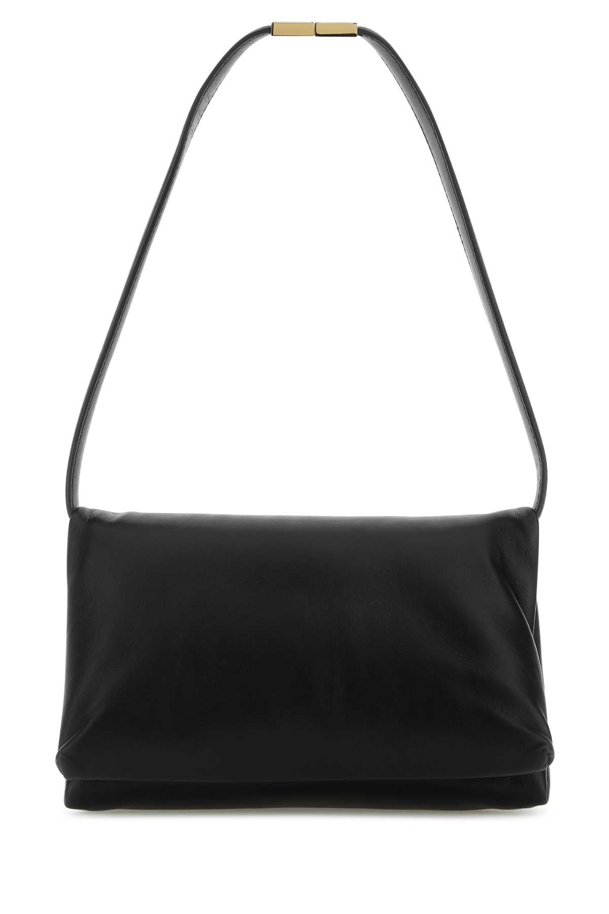 MARNI Marni Women Black Leather Prisma Shoulder Bag