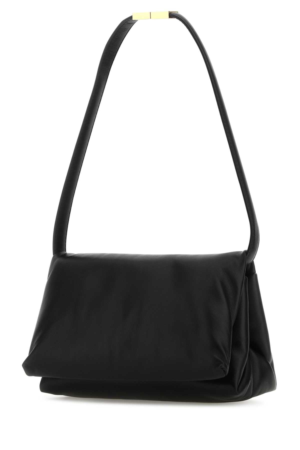 MARNI Marni Women Black Leather Prisma Shoulder Bag
