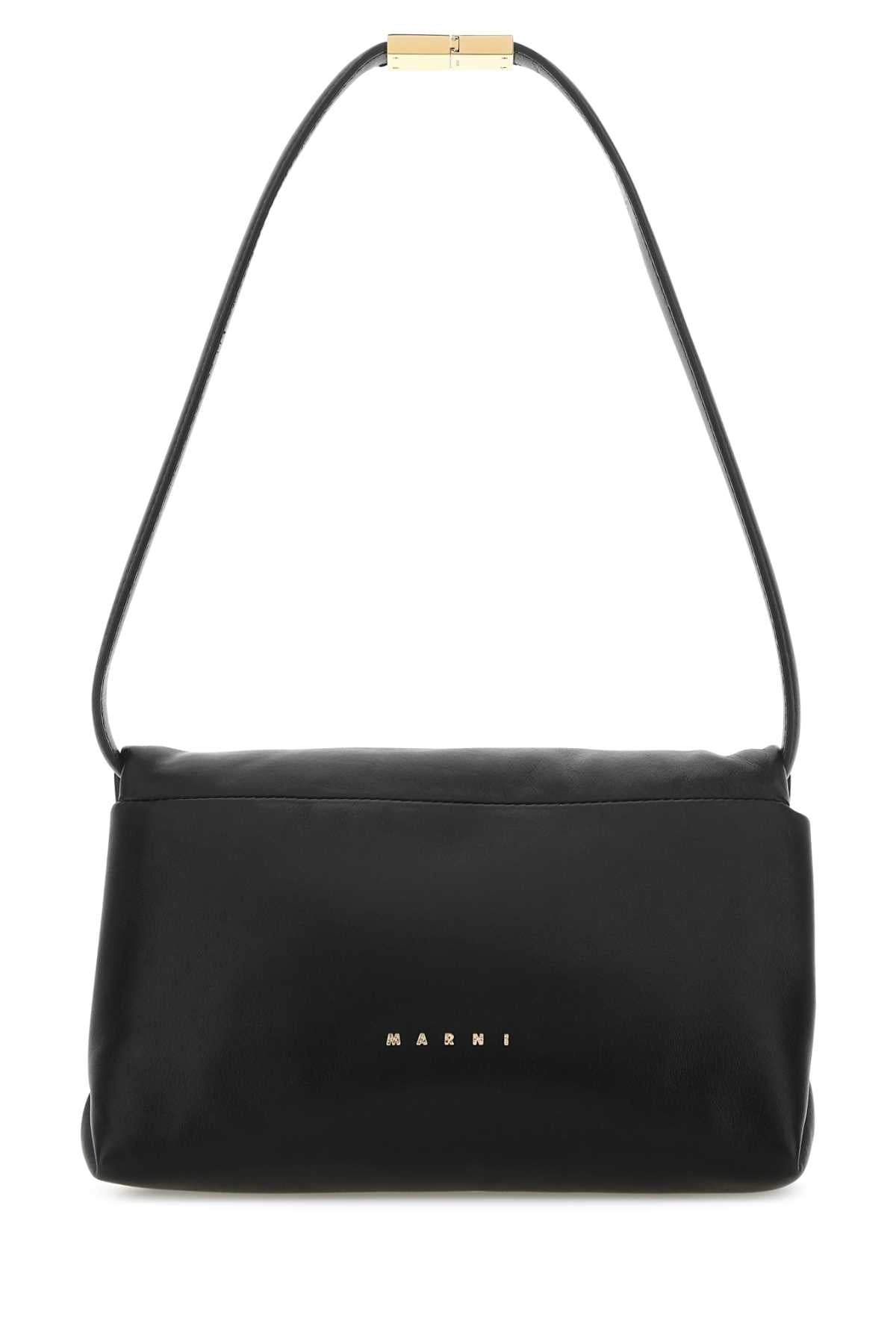 MARNI Marni Women Black Leather Prisma Shoulder Bag