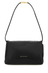 MARNI Marni Women Black Leather Prisma Shoulder Bag