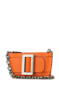 BOYY Boyy Women Orange Leather Buckle Shoulder Bag