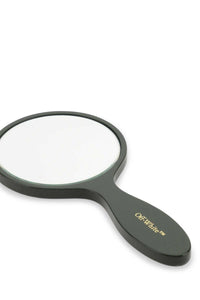 OFF WHITE Off White Unisex Army Green Acetate Bookish Hand Mirror