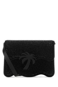 PALM ANGELS Palm Angels Women Embellished Suede Palm Beach Crossbody Bag