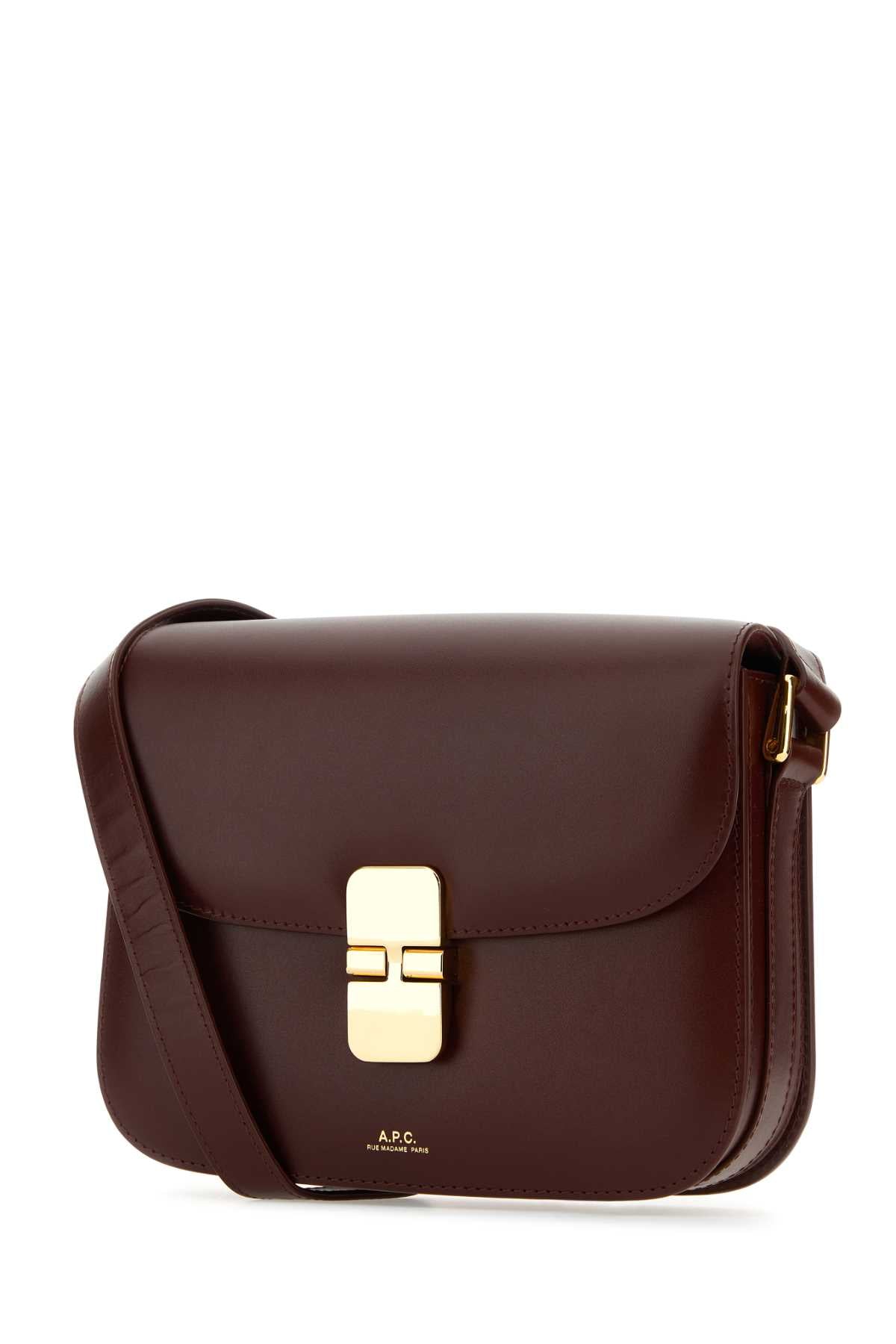 A.P.C. A.P.C. Women Grape Leather Small Grace Crossbody Bag