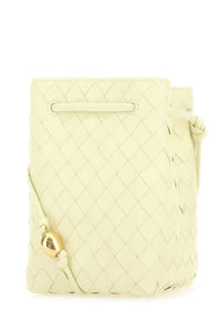 BOTTEGA VENETA Bottega Veneta Women Pastel Yellow Leather Bucket Bag
