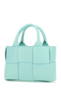 BOTTEGA VENETA Bottega Veneta Women Light-Blue Leather Candy Arco Handbag