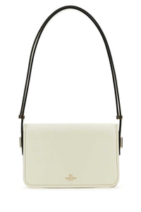 VALENTINO GARAVANI Valentino Garavani Women Ivory Leather Vlogo Crossbody Bag