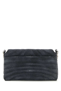 GIVENCHY Givenchy Women Black Denim Medium 4G Soft Handbag