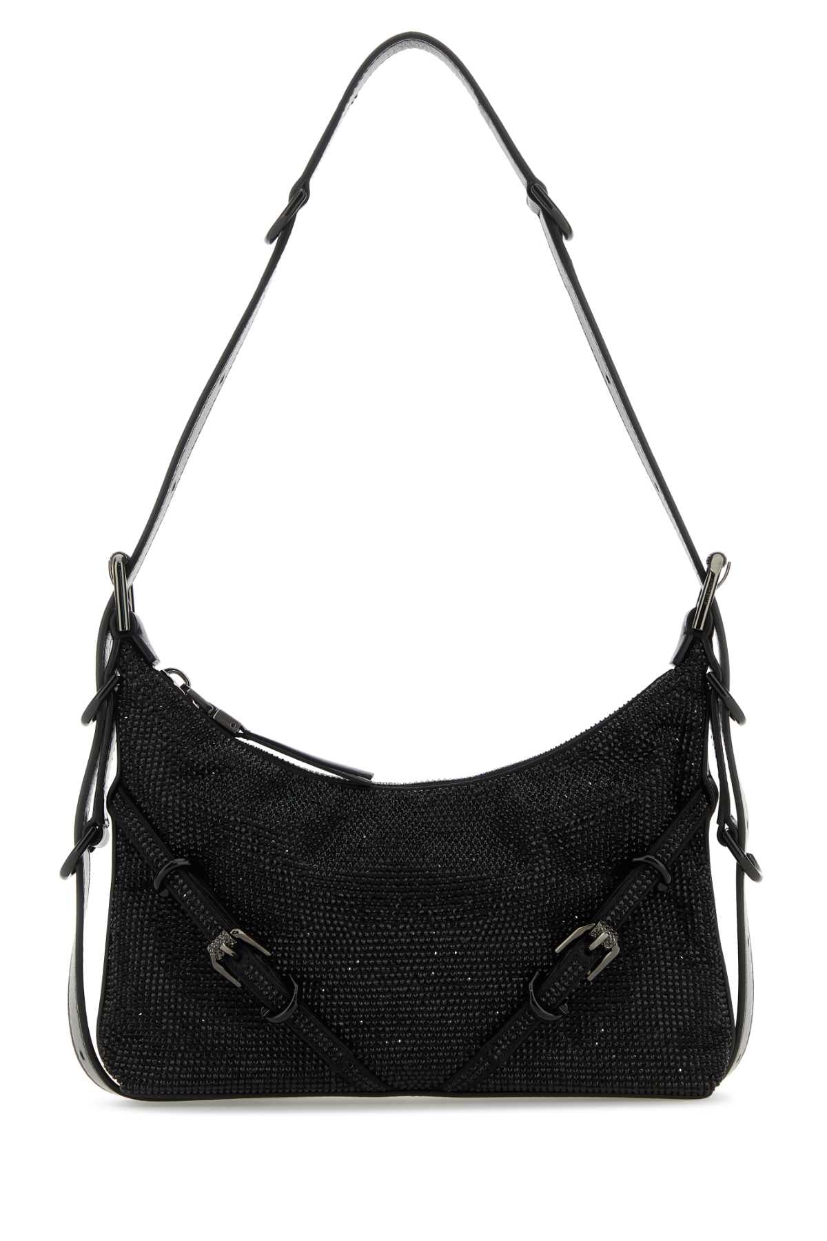 GIVENCHY Givenchy Women Black Fabric Mini Voyou Shoulder Bag