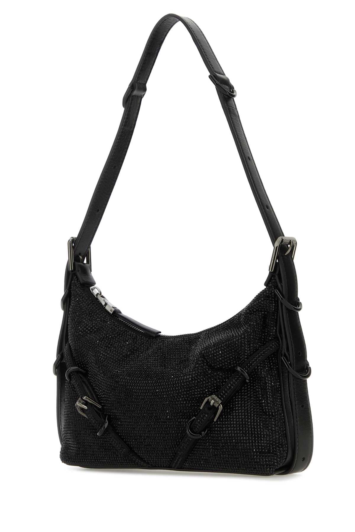 GIVENCHY Givenchy Women Black Fabric Mini Voyou Shoulder Bag