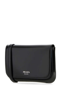 Prada Men Black Leather Crossbody Bag