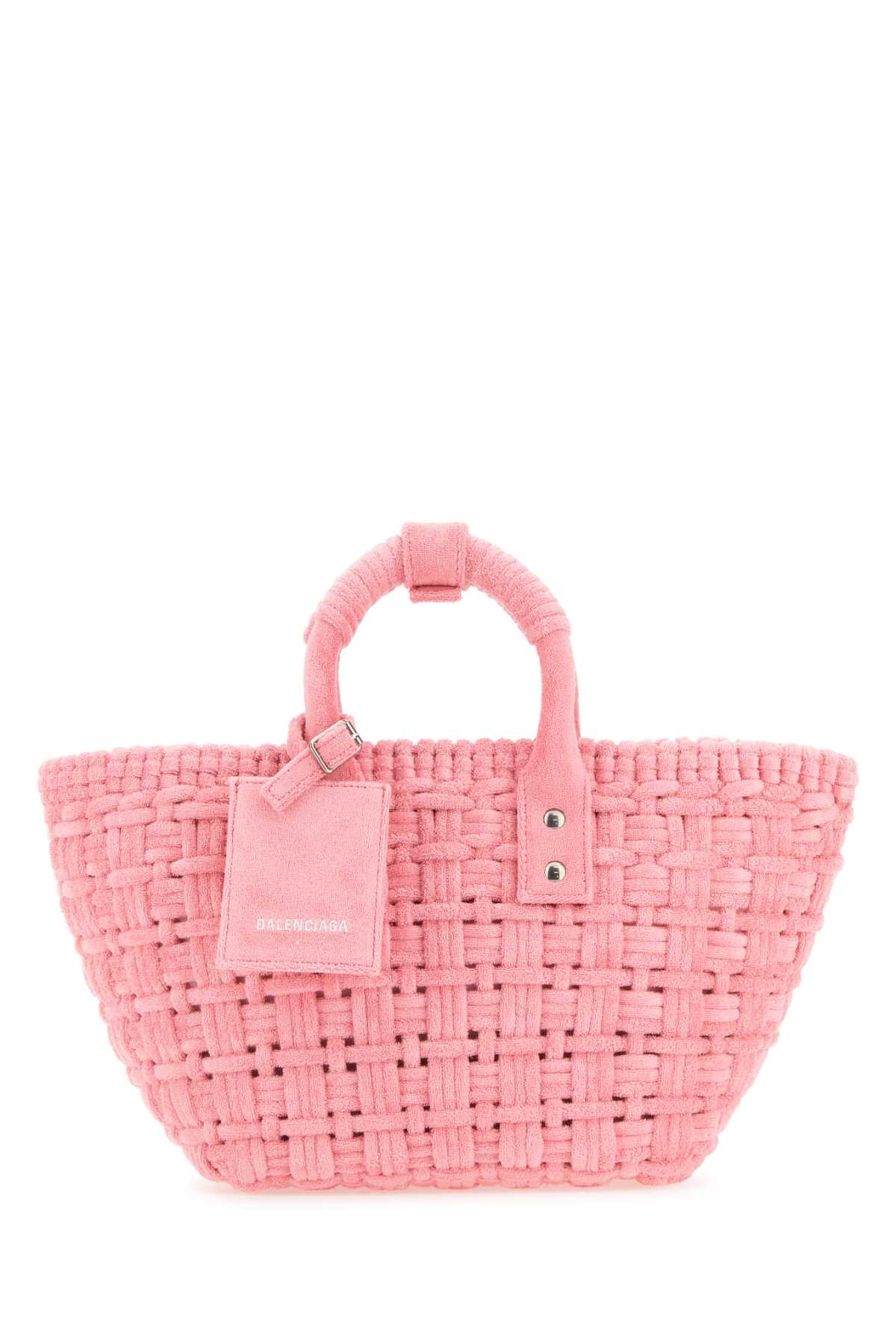 BALENCIAGA Balenciaga Women Pink Terry Fabric Bistro Xs Handbag