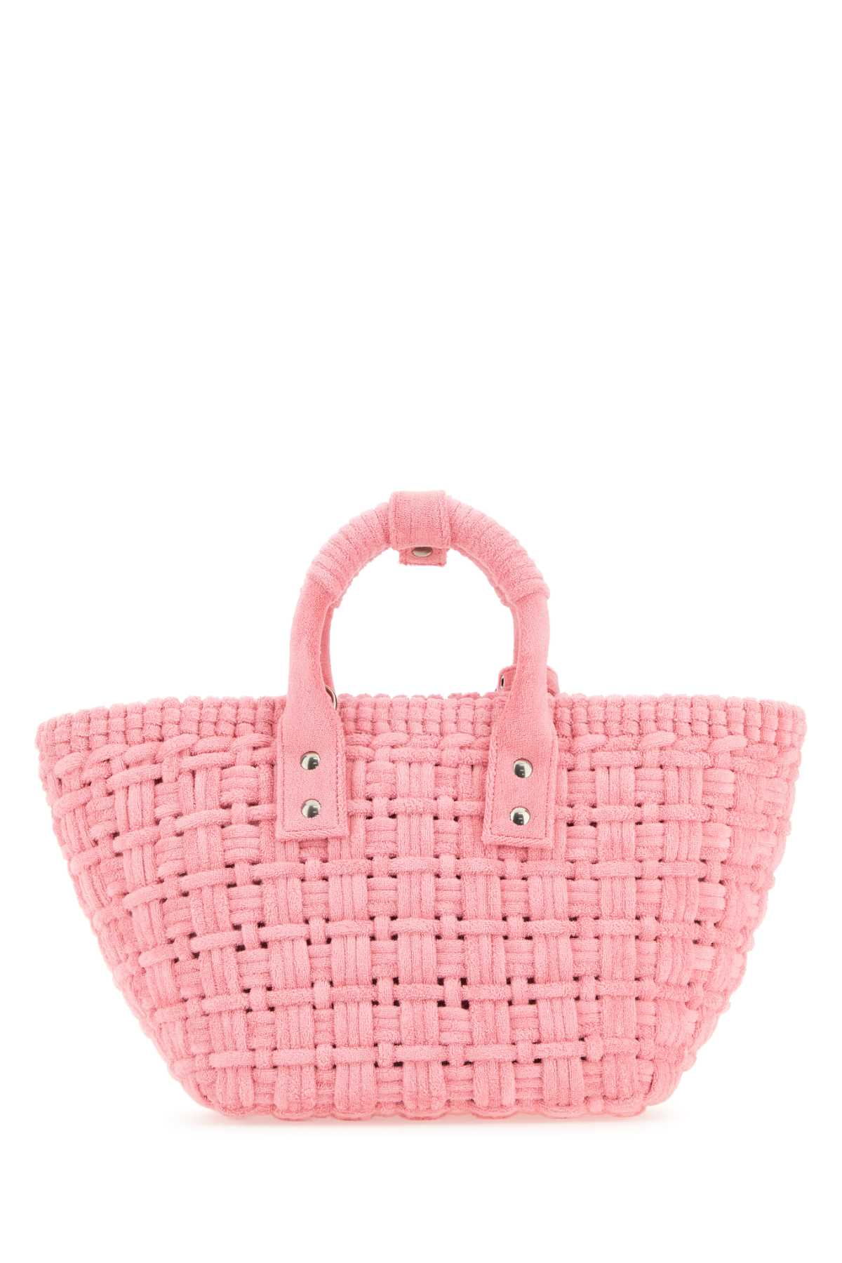BALENCIAGA Balenciaga Women Pink Terry Fabric Bistro Xs Handbag