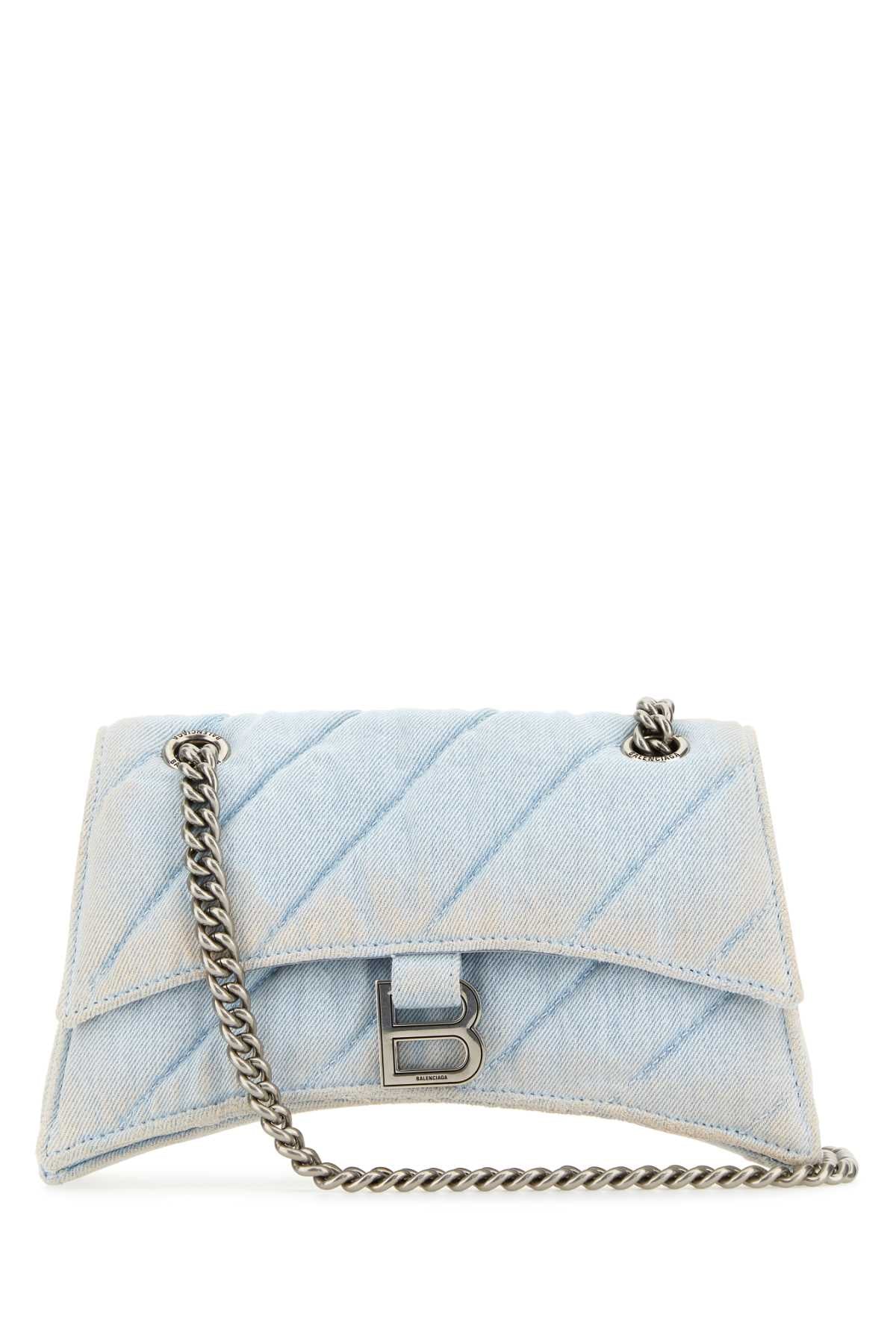 BALENCIAGA Balenciaga Women Denim Crush S Shoulder Bag
