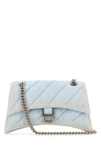 BALENCIAGA Balenciaga Women Denim Crush S Shoulder Bag