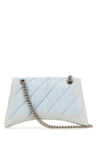 BALENCIAGA Balenciaga Women Denim Crush S Shoulder Bag