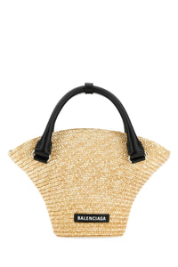 BALENCIAGA Balenciaga Women Straw Mini Beach Handbag